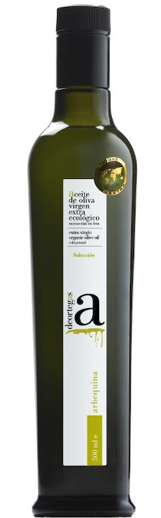 Organic extra virgin olive oil Arbequina